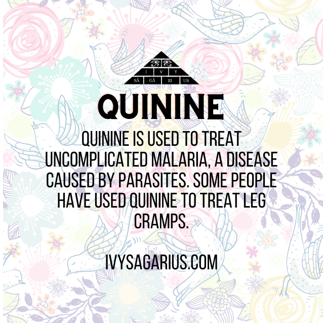 QUININE - SEANJARI PREETI WOMB HEALING LLC